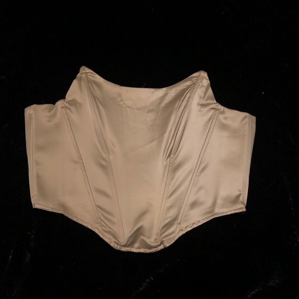 satin corset